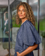 Load image into Gallery viewer, Chalk Jessica Jacket Dark Denim
