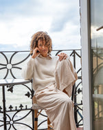 Load image into Gallery viewer, Chalk Megan Lightweight Jumper Ivory

