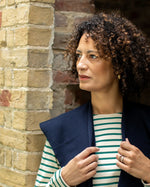 Load image into Gallery viewer, Tori Shrug Scarf Dark Navy
