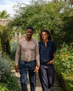 Load image into Gallery viewer, Chalk Porcha Top Navy
