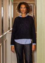 Load image into Gallery viewer, Chalk Megan Lightweight Jumper Navy
