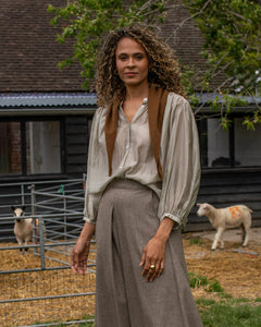 Jane Triangle Scarf Bracken