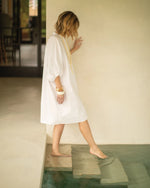 Load image into Gallery viewer, Tassel Ball Necklace Cream

