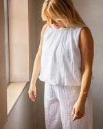 Load image into Gallery viewer, Chalk Ruth Top White
