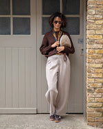 Load image into Gallery viewer, Luna Black and Brown Scarf
