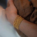 Load image into Gallery viewer, Multi Ball Bracelet Gold
