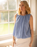 Load image into Gallery viewer, Chalk Ruth Top Sky Blue
