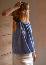 Load image into Gallery viewer, Chalk Ruth Top Sky Blue
