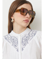 Load image into Gallery viewer, Suncoo Livio White Embroidered Blouse
