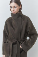 Load image into Gallery viewer, Suncoo Elvis Khaki Brown Coat Jacket
