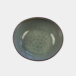 Load image into Gallery viewer, Vega Pasta Bowl Black with Crackled Inner
