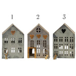 Load image into Gallery viewer, Metal House Tea Light Candle Holder 6 designs
