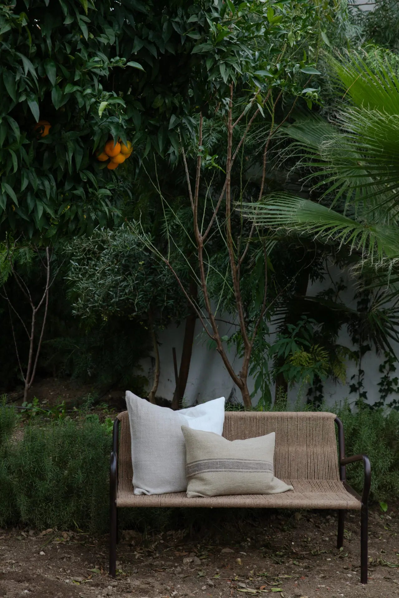 Gabriel Giant Natural Linen Cushion 50cm x 90cm