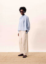 Load image into Gallery viewer, FRNCH Blouse Clair Blue Check
