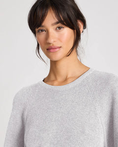 Gai & Lisva Karen Knit Jumper Light Grey Melange