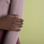 Load image into Gallery viewer, Mesh Twist Ring Gold
