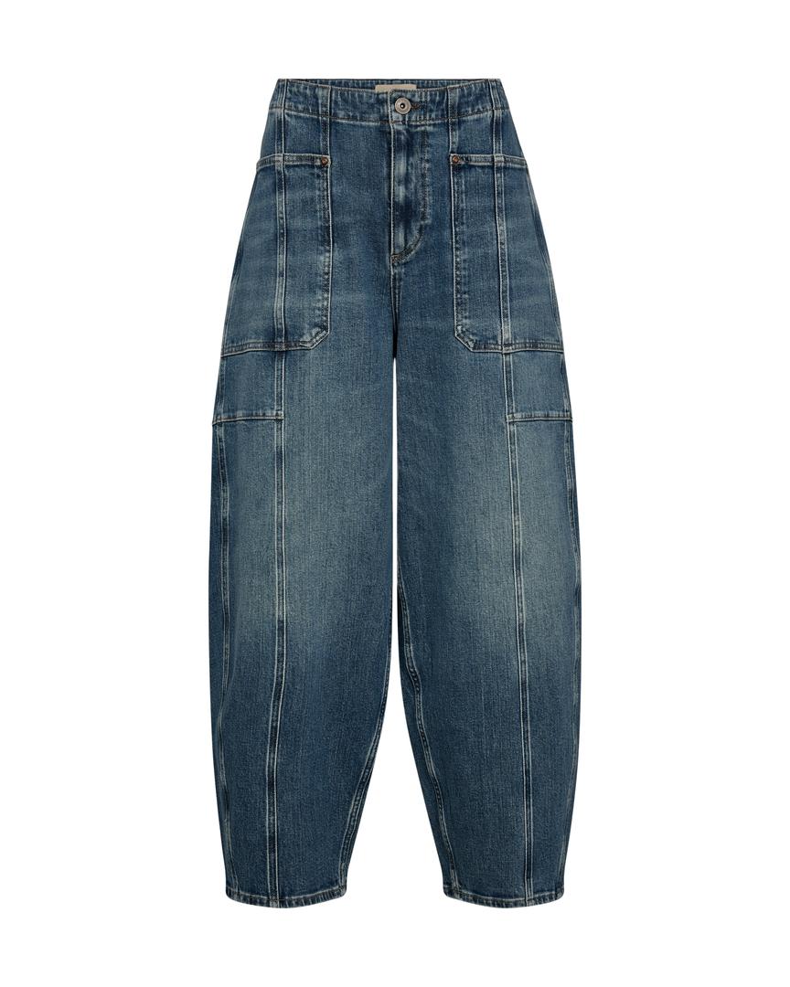 MosMosh Rosy Galleon Jeans Dark Blue