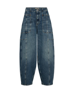 MosMosh Rosy Galleon Jeans Dark Blue