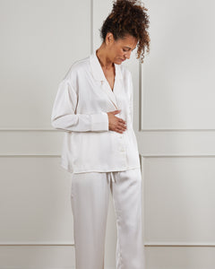 Chalk Logan Pyjama Set Off White