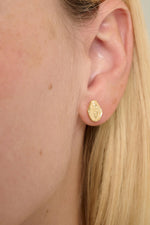 Load image into Gallery viewer, Diffuse Stud Earrings Gold
