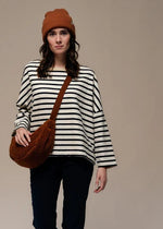 Load image into Gallery viewer, Mat De Misaine Maki Jumper Navy Stripe
