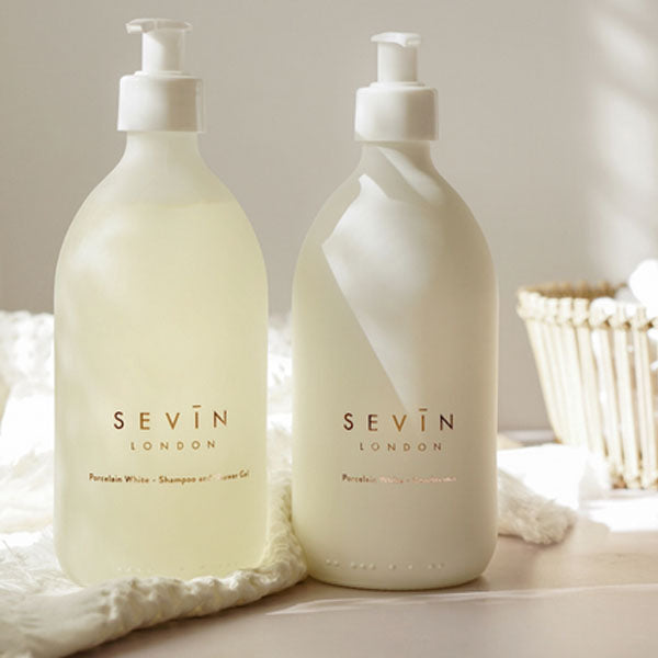 SEVIN PORCELAIN WHITE HAND AND BODY WASH 300ML