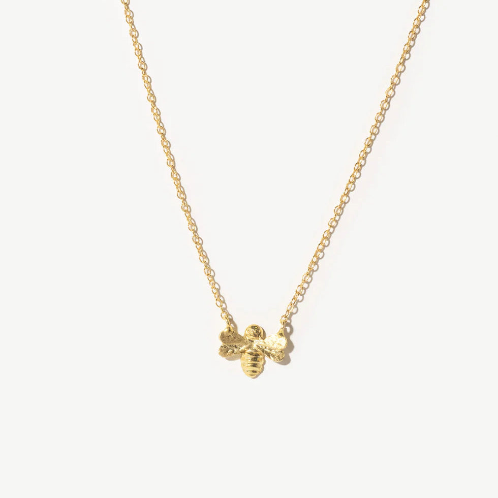 Little Gold Bee Necklace