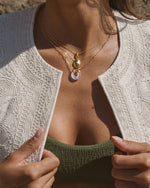 Load image into Gallery viewer, Can Can Gold Drop Necklace
