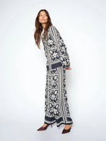Load image into Gallery viewer, MosMosh Patterned Measa Linocut Pant
