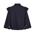 Load image into Gallery viewer, MosMosh Heliam Broange Shirt Navy
