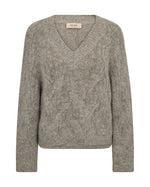 Load image into Gallery viewer, MosMosh Unnur Hale V Neck Jumper
