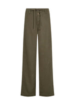 Load image into Gallery viewer, MosMosh Emilia Elastic Pant Olive Night

