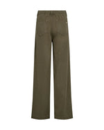 Load image into Gallery viewer, MosMosh Emilia Elastic Pant Olive Night
