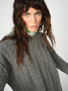 MosMosh Brydis Crewneck Jumper Mockingbird Grey