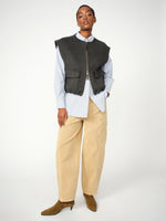 Load image into Gallery viewer, MosMosh Elise Loisa Wool Vest Jacket
