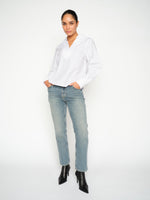 Load image into Gallery viewer, MosMosh Avent Yen Blouse White
