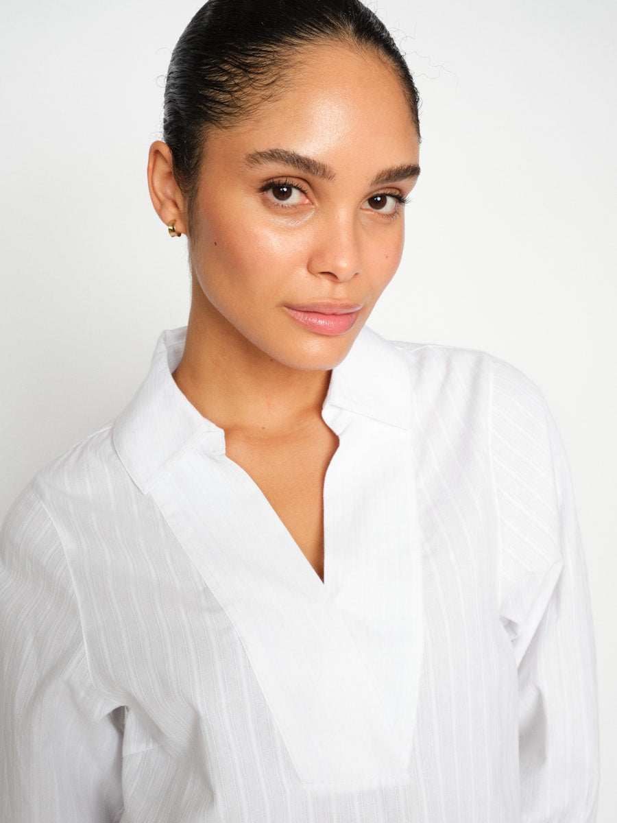 MosMosh Avent Yen Blouse White