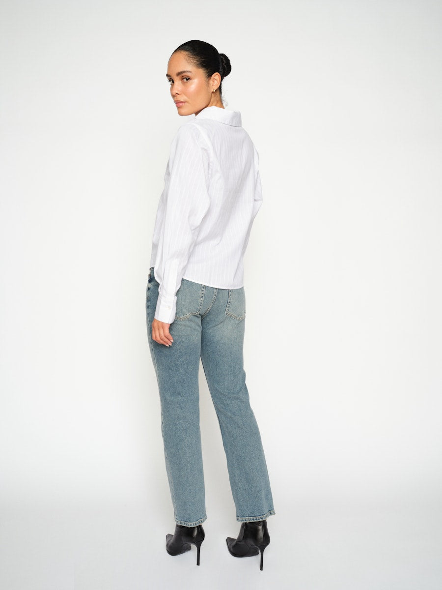 MosMosh Avent Yen Blouse White