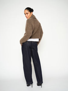 MosMosh Hulda Knit Zip Cardigan