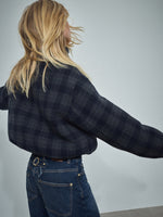 Load image into Gallery viewer, MosMosh Relee Buckle Back Jeans Dark Blue Length 32"

