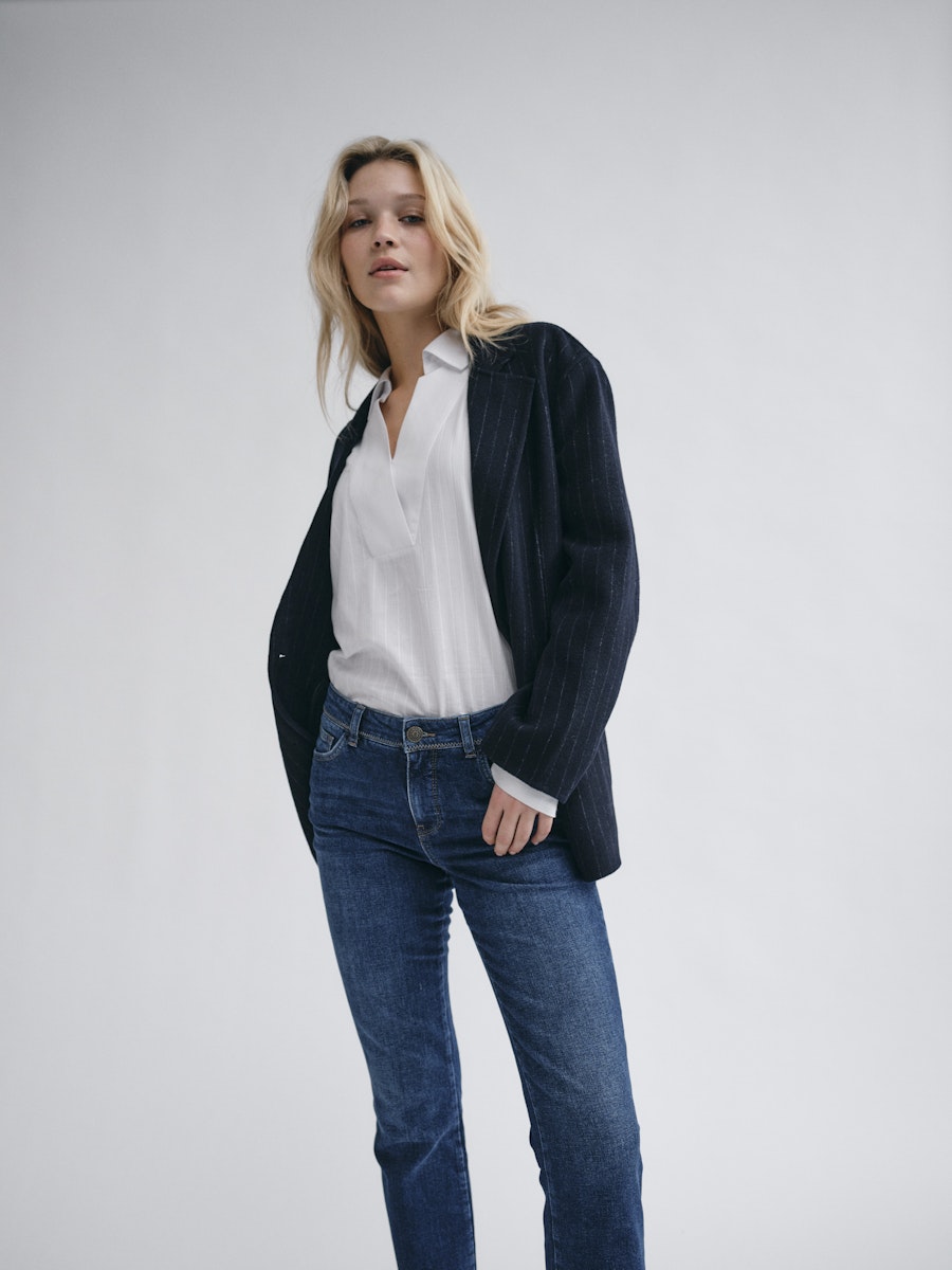 MosMosh Avent Yen Blouse White