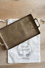 Load image into Gallery viewer, Brass Rectangular Tray

