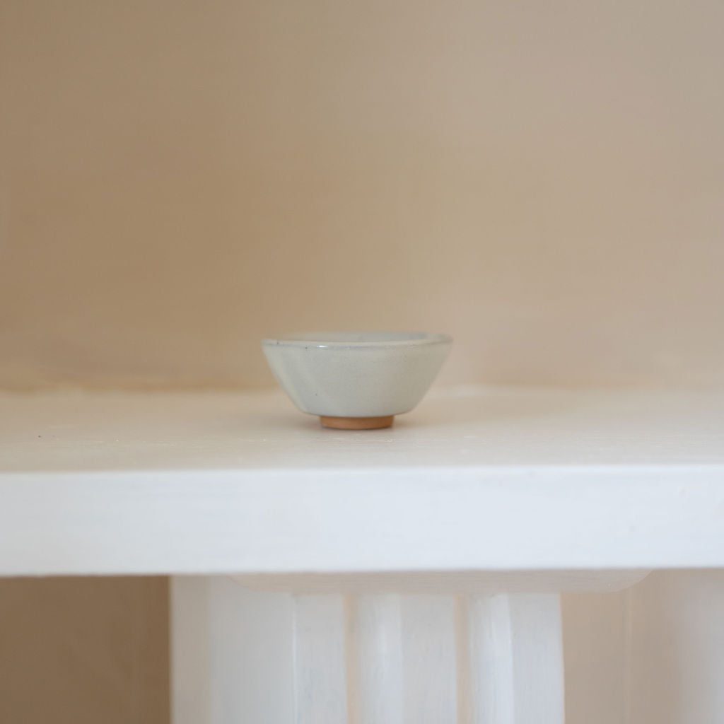 Stoneware Dipping Bowl Milk White
