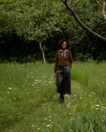 Load image into Gallery viewer, Chalk Martha Wool Roll Neck Jumper Bracken
