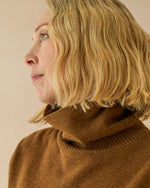 Load image into Gallery viewer, Chalk Martha Wool Roll Neck Jumper Bracken
