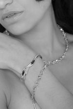 Load image into Gallery viewer, Sculpt Bracelet Silver
