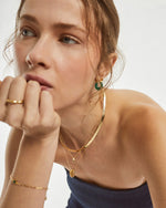 Load image into Gallery viewer, Lines Gold Chain Necklace
