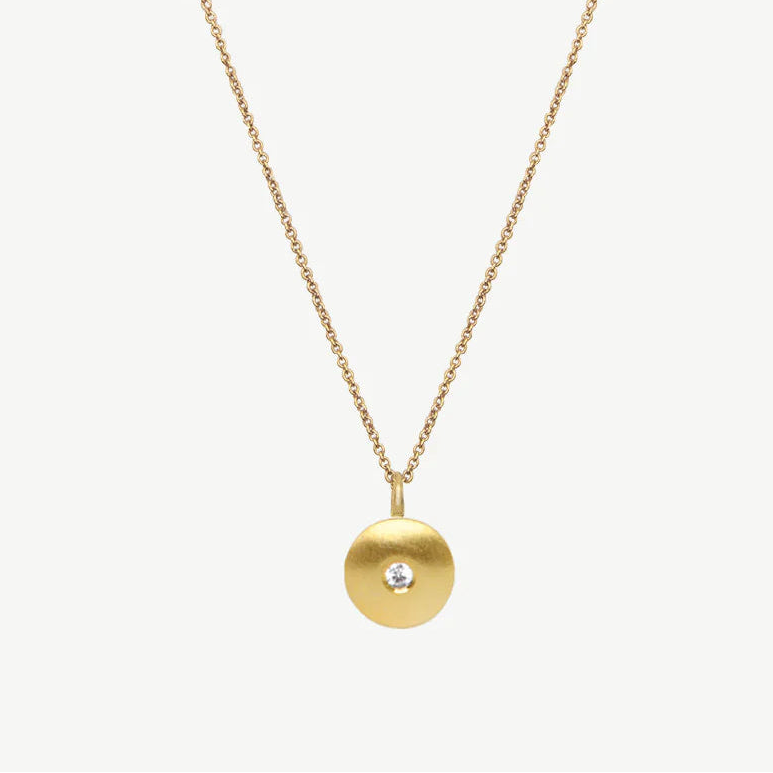 Mykos Necklace Gold With CZ