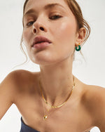Load image into Gallery viewer, Lines Gold Chain Necklace
