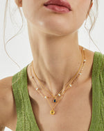 Load image into Gallery viewer, Villa Necklace White Stones
